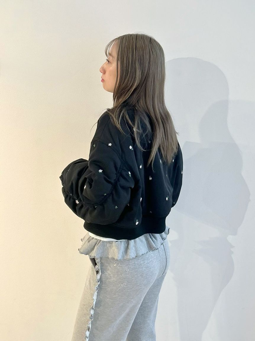 FURFUR「【WEB・一部店舗限定カラー】フラワー刺繍MA-1」|ブルゾン・スタジャン|