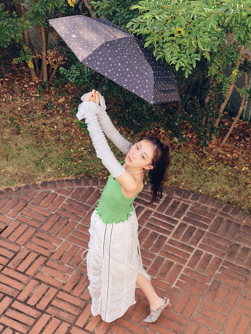 FURFUR「【FURFUR&times;PROTECT U】晴雨兼用折り畳み日傘 (ドット柄・小花柄）」|傘|