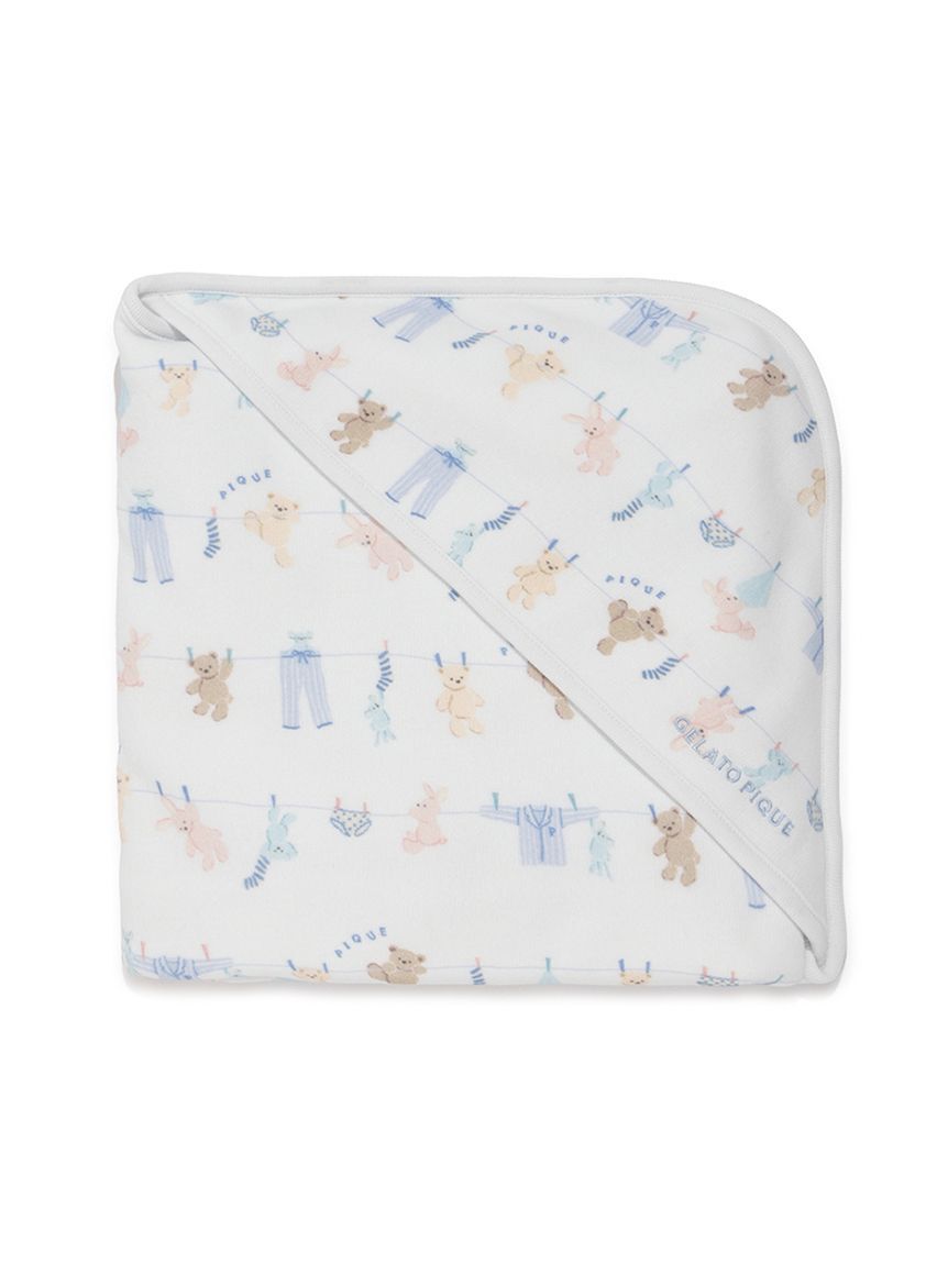 GELATO PIQUE KIDS & BABY「【BABY】ウォッシングアニマル柄ブランケット」|その他ベビー用品|BLU