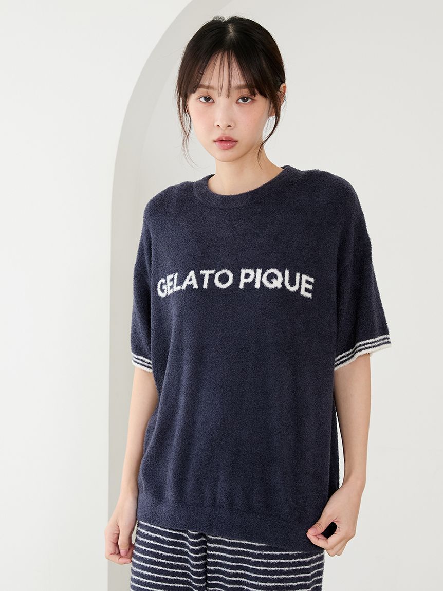 gelato pique「スムーズィーロゴジャガードプルオーバー&ロングパンツセット」|ルームウェア|