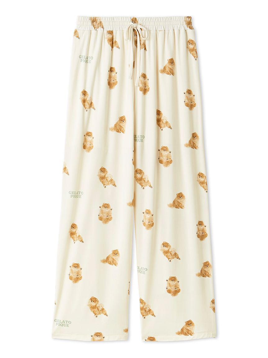 gelato pique「ドッグ柄ロングパンツ」|ルームウェア|CRM