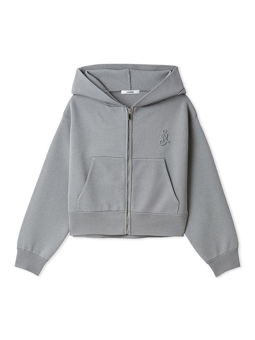SNIDEL「ショートニットパーカー」|パーカー|
