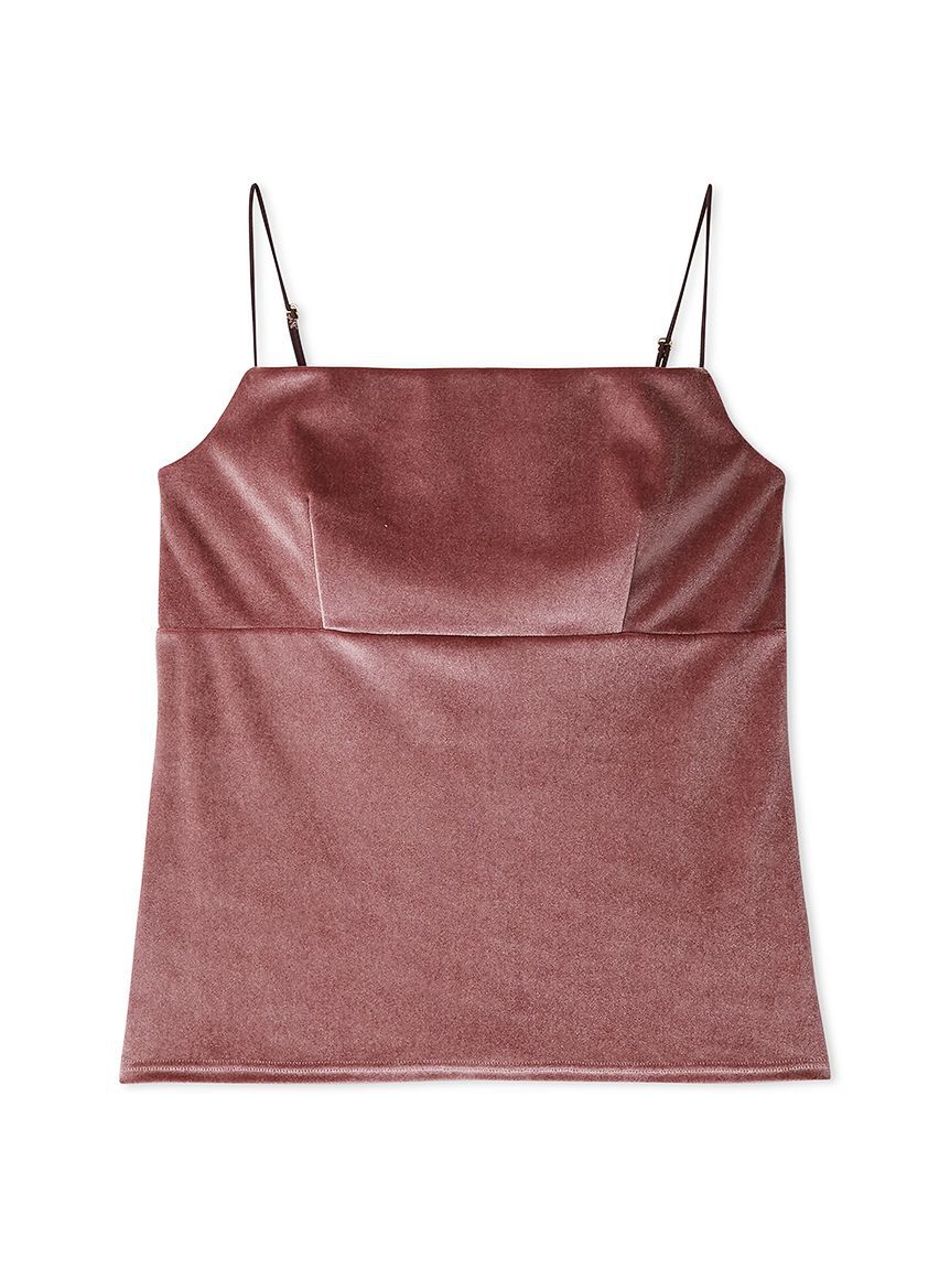 LILY BROWN Lingerie「【LILY BROWN Lingerie】カップインキャミ／ベロアマルチカラー」|インナー|