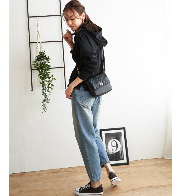 ikka「ダンボールニットフードＰＫ」|パーカー|