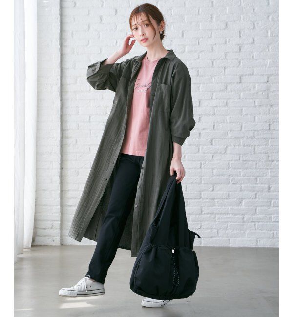 ikka「【雑誌InRed4月号掲載】撥水ドロストポケバルーントート」|トートバッグ|