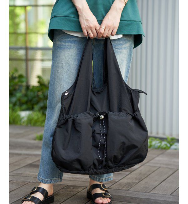 ikka「【雑誌InRed4月号掲載】撥水ドロストポケバルーントート」|トートバッグ|