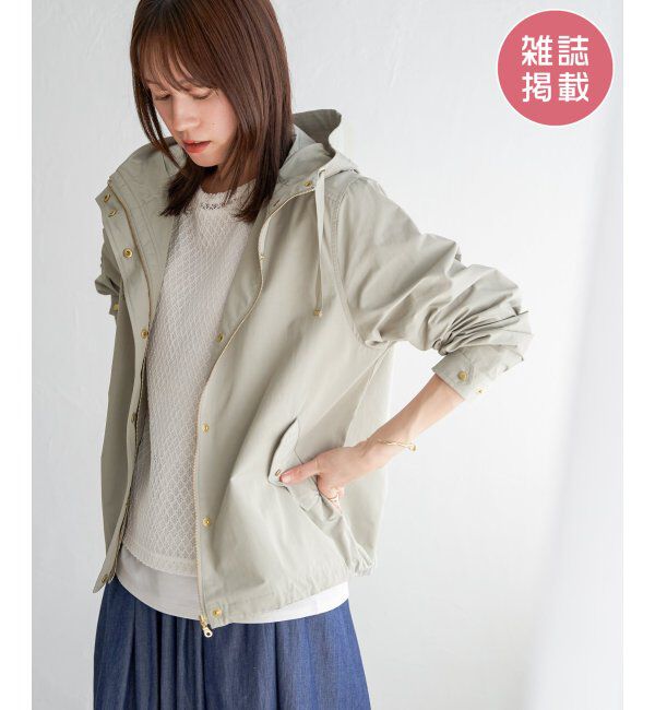 ikka「【雑誌InRed4月号掲載】撥水花粉リリースマウンテンパーカー」|ブルゾン・スタジャン|