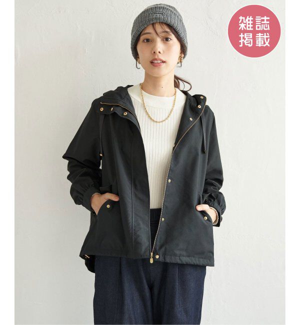 ikka「ピケライトマウンテンパーカ」|ブルゾン・スタジャン|チャコール