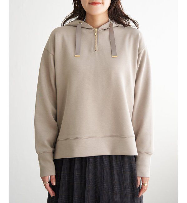 ikka「GOKU楽 鹿の子ダンボールパーカー」|パーカー|