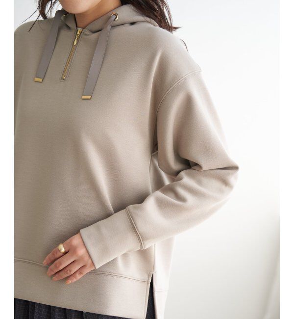 ikka「GOKU楽 鹿の子ダンボールパーカー」|パーカー|