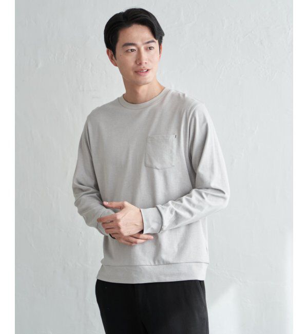 ikka「【雑誌MonoMax4月号掲載】DRYダンボールWフェイストレロンT「小泉孝太郎さん着用モデル」」|Tシャツ・カットソー|