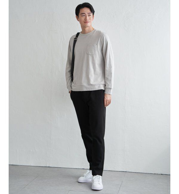 ikka「【雑誌MonoMax4月号掲載】DRYダンボールWフェイストレロンT「小泉孝太郎さん着用モデル」」|Tシャツ・カットソー|