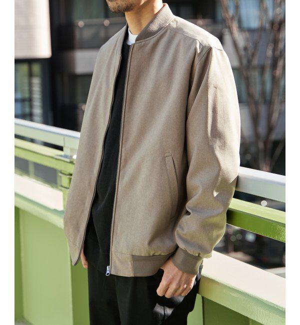 ikka「2wayライナー付きリブブルゾン」|ブルゾン・スタジャン|