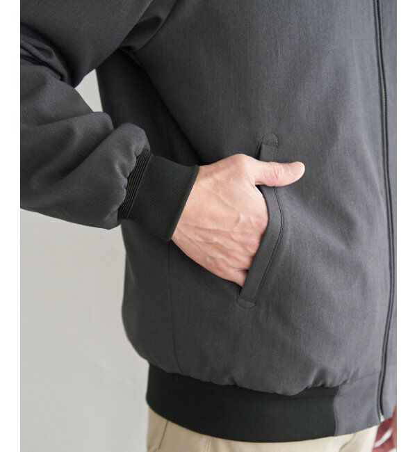 ikka「2wayライナー付きリブブルゾン」|ブルゾン・スタジャン|