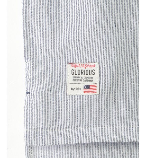 ikka kids「【親子コーデ】サッカースナップシャウター（110~160cm）」|シャツ・ブラウス|