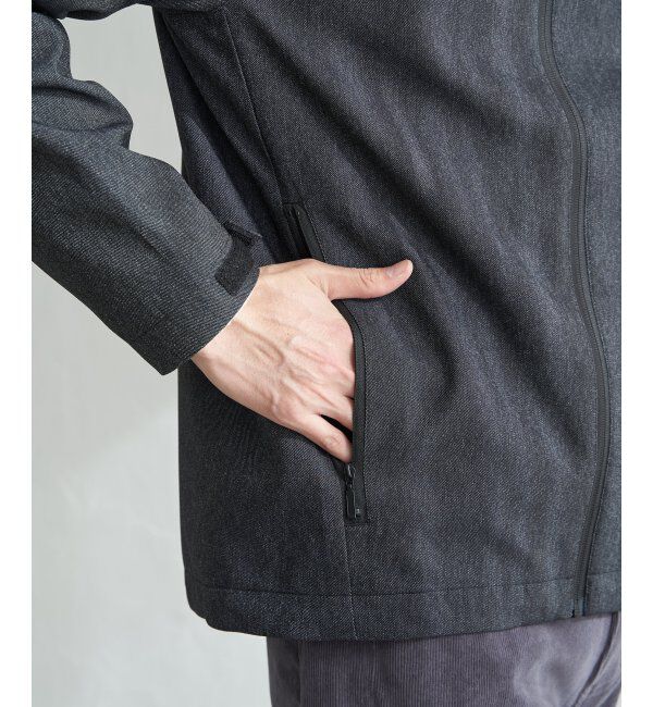 ikka「【雑誌MonoMax4月号掲載】撥水メランジ ジップマウンテンパーカー「小泉孝太郎さん着用モデル」」|ブルゾン・スタジャン|