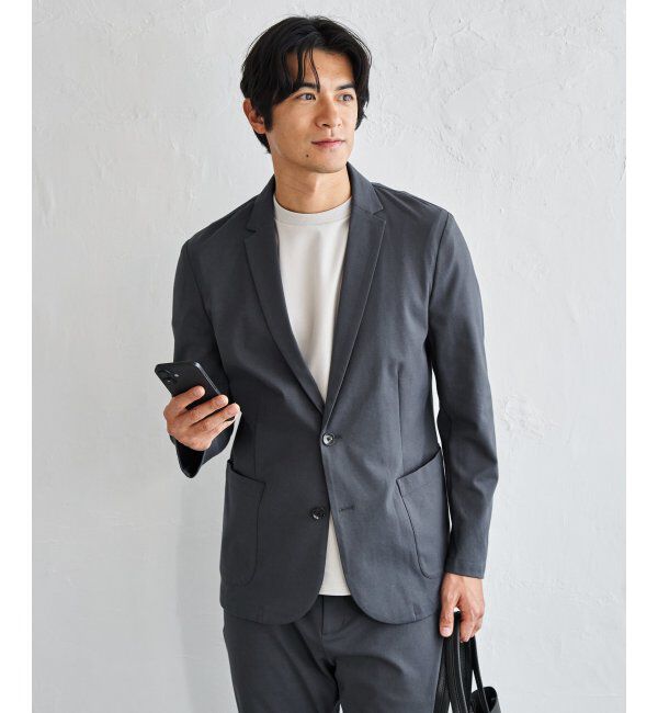 IKKA LOUNGE「【雑誌MonoMax4月号掲載】GOKU楽ワークポンチジャケット「小泉孝太郎さん着用モデル」」|テーラードジャケット|