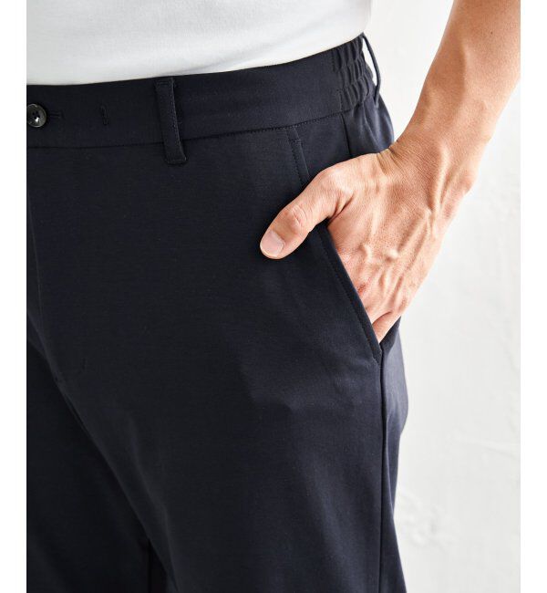 IKKA LOUNGE「【雑誌MonoMax4月号掲載】GOKU楽ワークポンチイージーパンツ「小泉孝太郎さん着用モデル」」|スラックス|