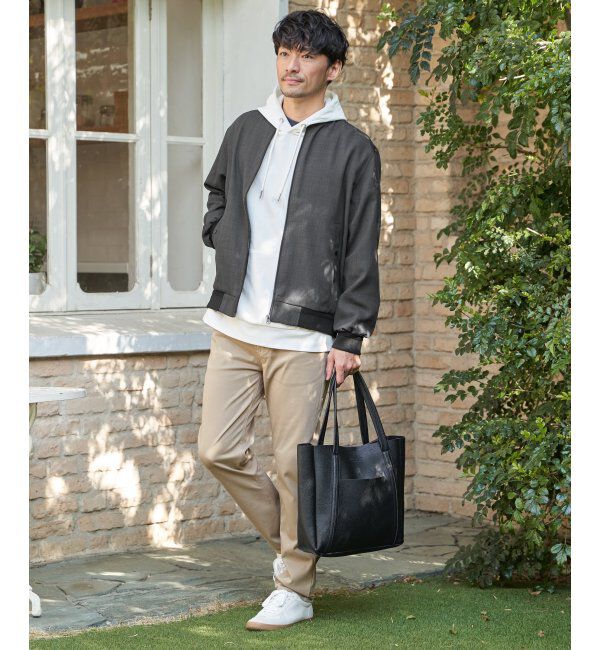 ikka「【雑誌MonoMax4月号掲載】GOKU楽冷感2WAYパーカ「小泉孝太郎さん着用モデル」」|Tシャツ・カットソー|