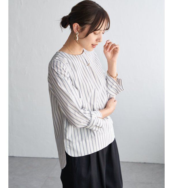IKKA LOUNGE「2WAY袖リボンブラウス」|シャツ・ブラウス|
