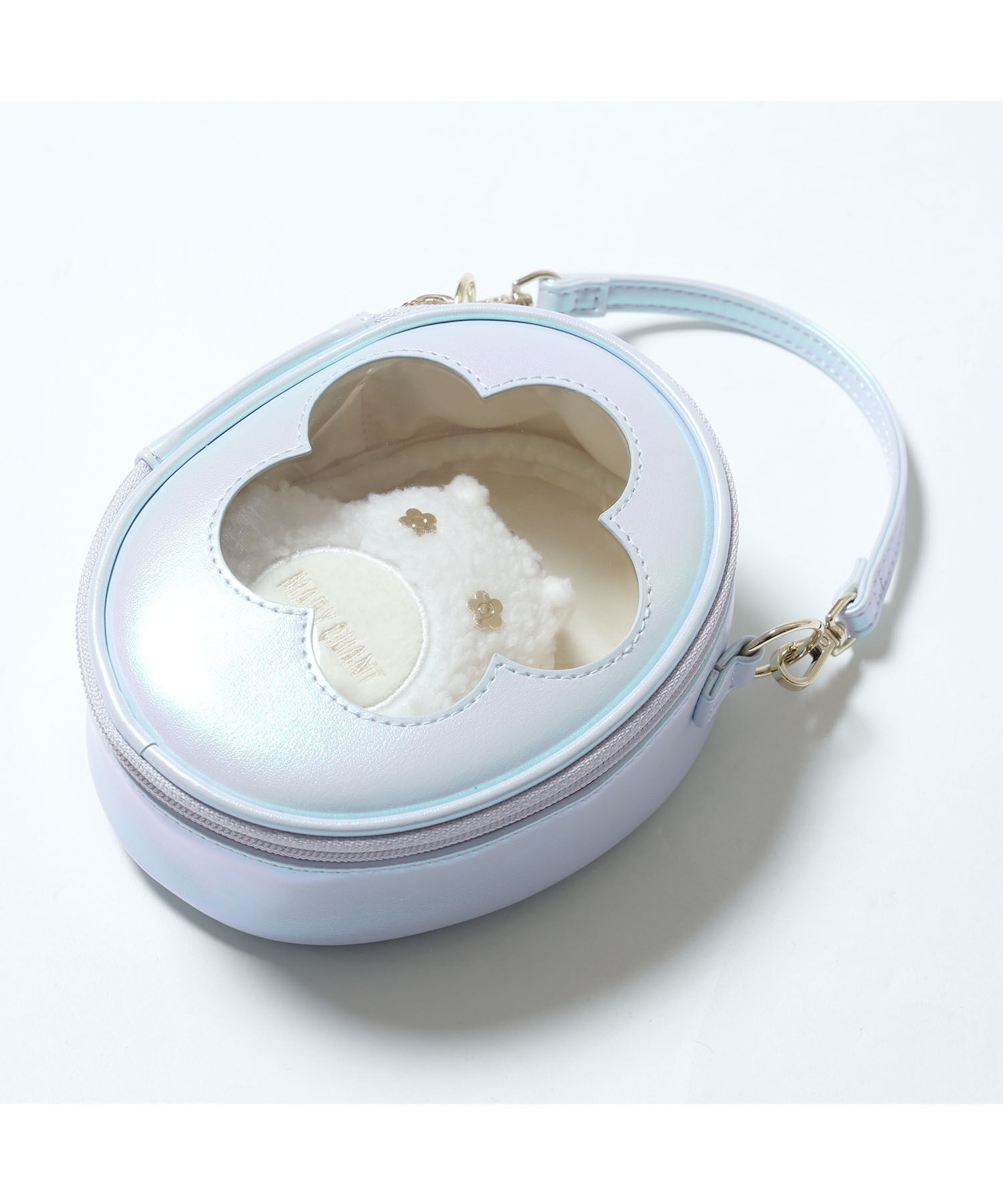 MARY QUANT「デイジークリアフレーム フェイバリットポーチ」|ポーチ|