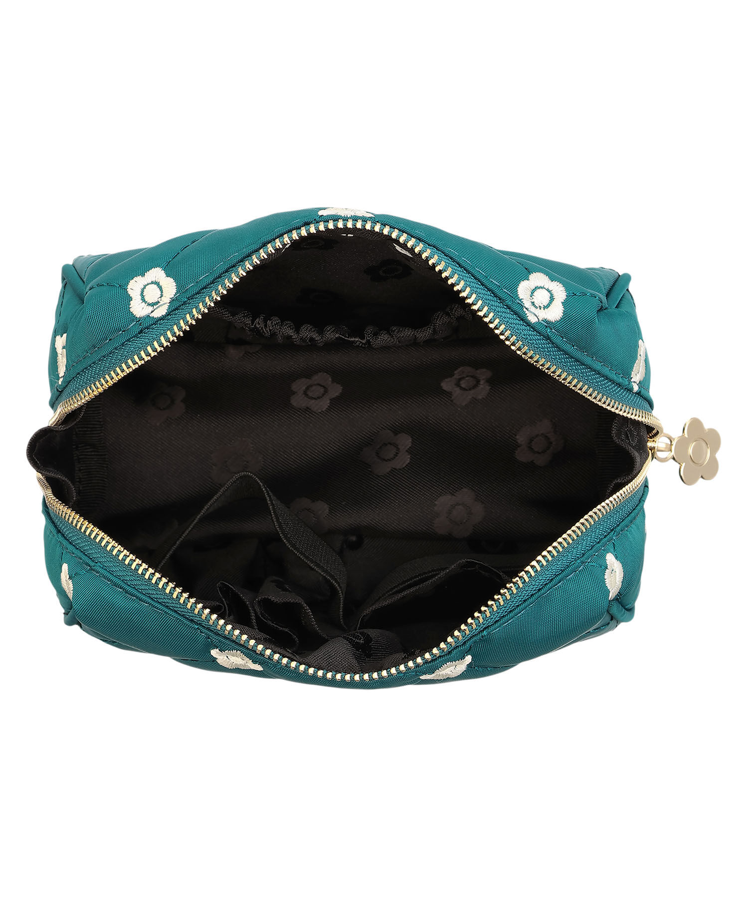 MARY QUANT「キルトデイジー刺繍 オーバルポーチ」|ポーチ|