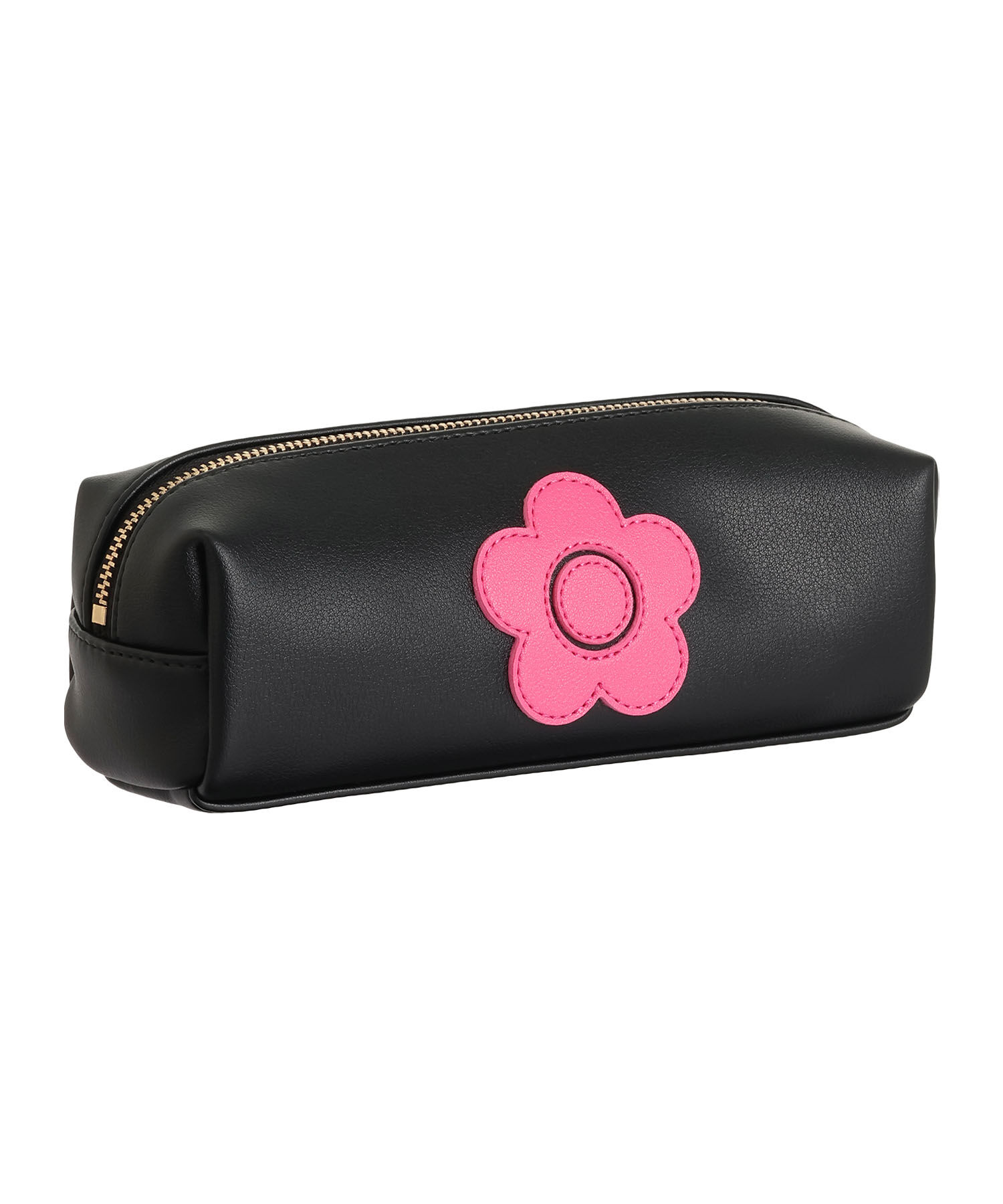 MARY QUANT「レトロロゴパッチ スクエアペンケース」|ポーチ|