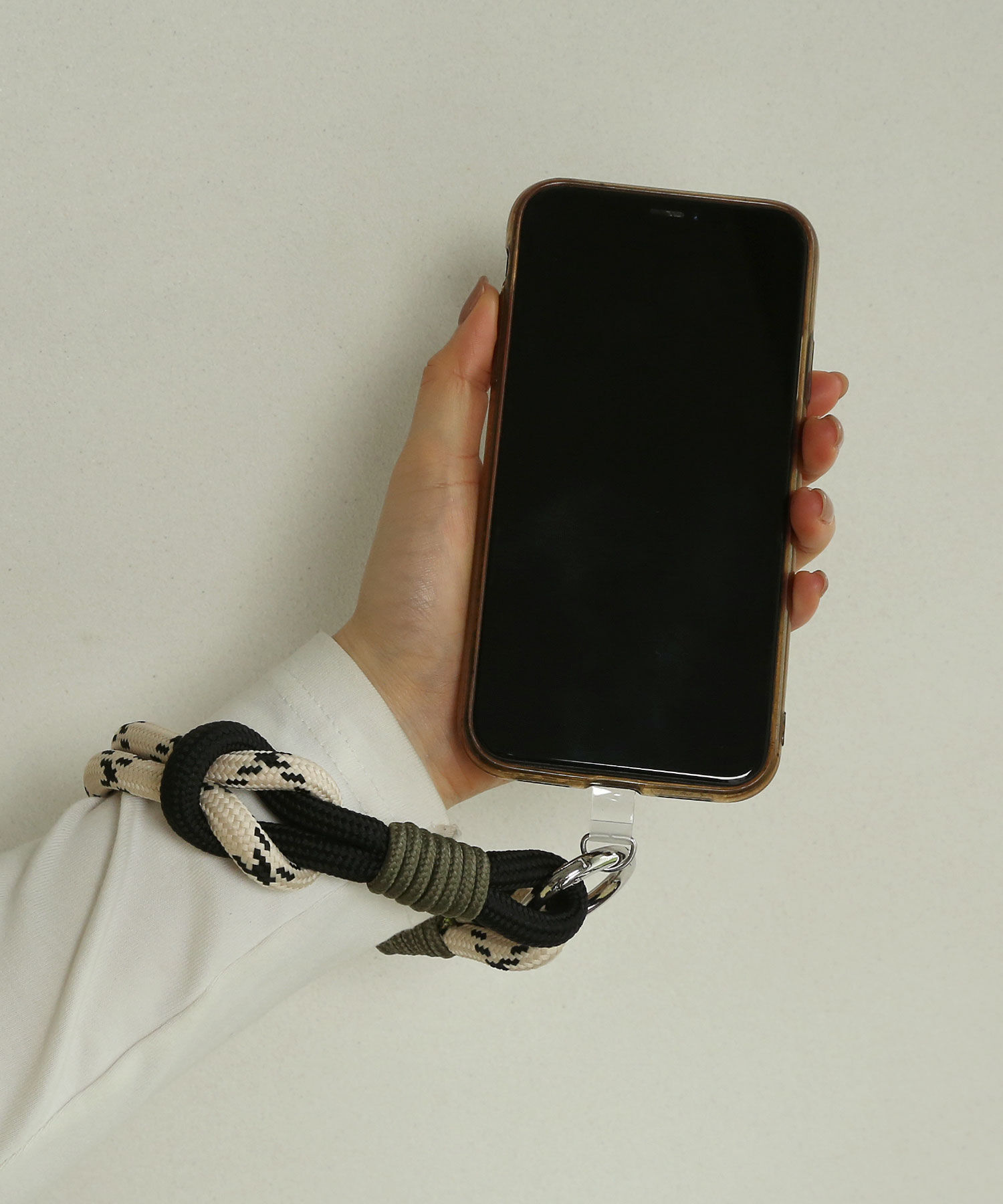 colleca la「カラーロープ/パラコード ショートスマホハンドストラップ・キーホルダー」|チャーム・キーホルダー|