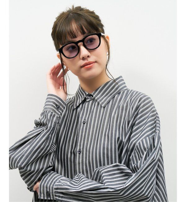  「【WEB限定】ボストン型 サングラス | クラウンパント カラーレンズ 軽量 トレンド 紫外線対策 UVカット」|サングラス|