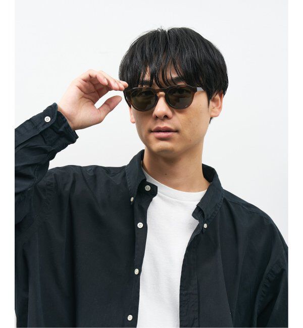  「【WEB限定】ボストン型 サングラス | クラウンパント カラーレンズ 軽量 トレンド 紫外線対策 UVカット」|サングラス|