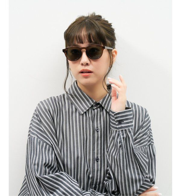  「【WEB限定】ボストン型 サングラス | クラウンパント カラーレンズ 軽量 トレンド 紫外線対策 UVカット」|サングラス|