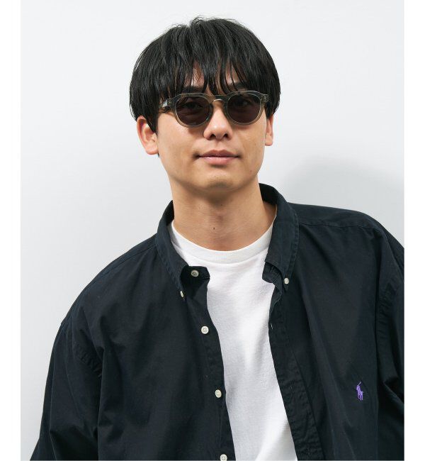  「【WEB限定】ボストン型 サングラス | クラウンパント カラーレンズ 軽量 トレンド 紫外線対策 UVカット」|サングラス|