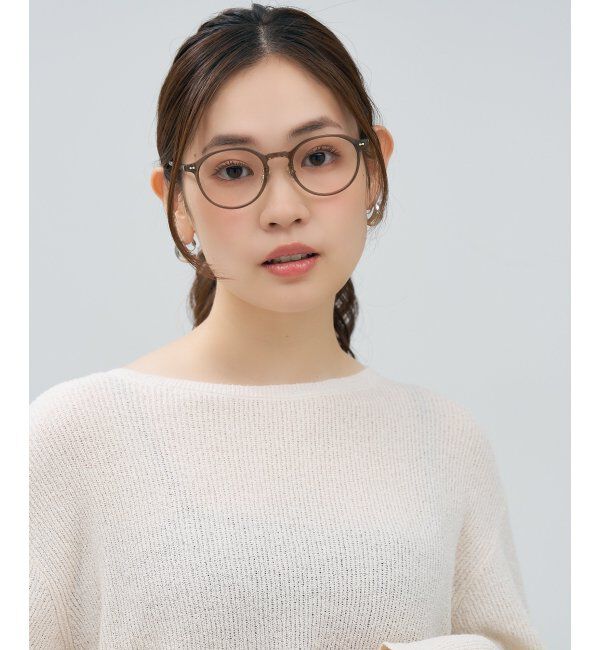  「Zoff｜Misato Mizukoshi  メガネ | 中顔面短縮みえ 大人可愛い｜水越みさと   レンズ交換券付」|メガネ|