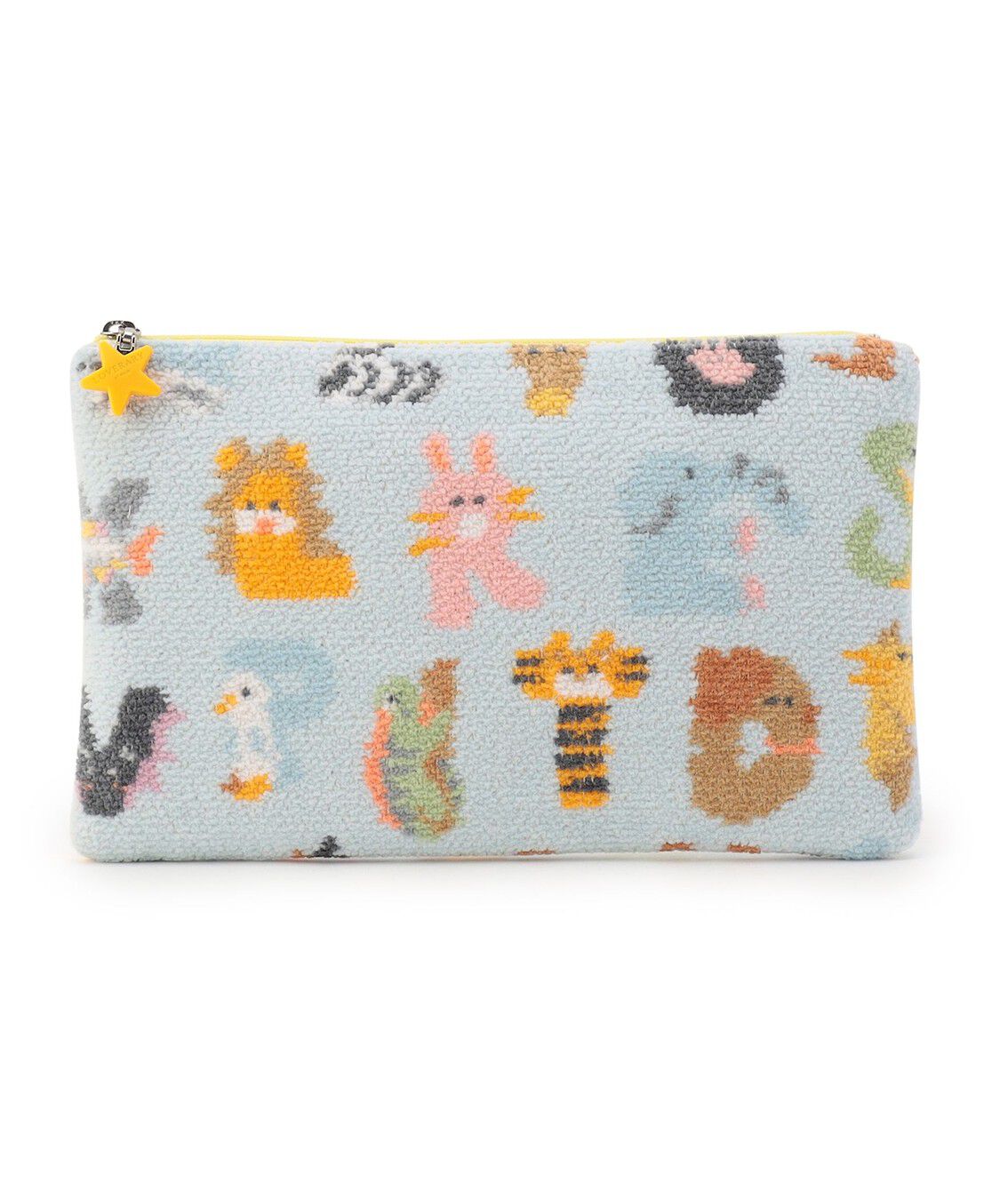 LOVERARY BY FEILER「エービーシーズー　ポーチ　L/ABC-257110」|ポーチ|ペールブルー