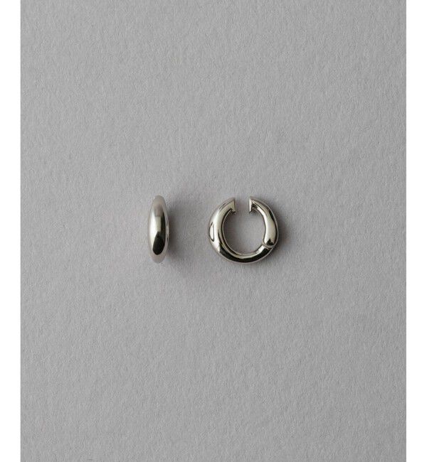 ete「チャンキー ハグイヤリング」|イヤリング|プラチナム