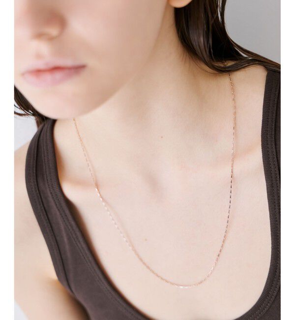 ete「ボックスチェーン ネックレス」|ネックレス|