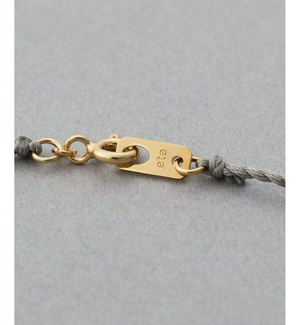 ete「[スウィングドロップ] ナチュラルストーン コード ネックレス」|ネックレス|