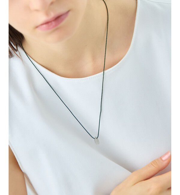 ete「[スウィングドロップ] ナチュラルストーン コード ネックレス」|ネックレス|