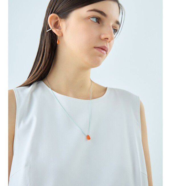 ete「[スウィングドロップ] ナチュラルストーン コード ネックレス」|ネックレス|