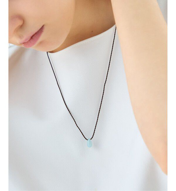 ete「[スウィングドロップ] ナチュラルストーン コード ネックレス」|ネックレス|