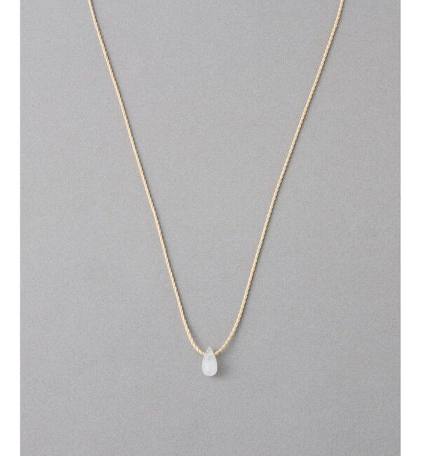 ete「[スウィングドロップ] ナチュラルストーン コード ネックレス」|ネックレス|F