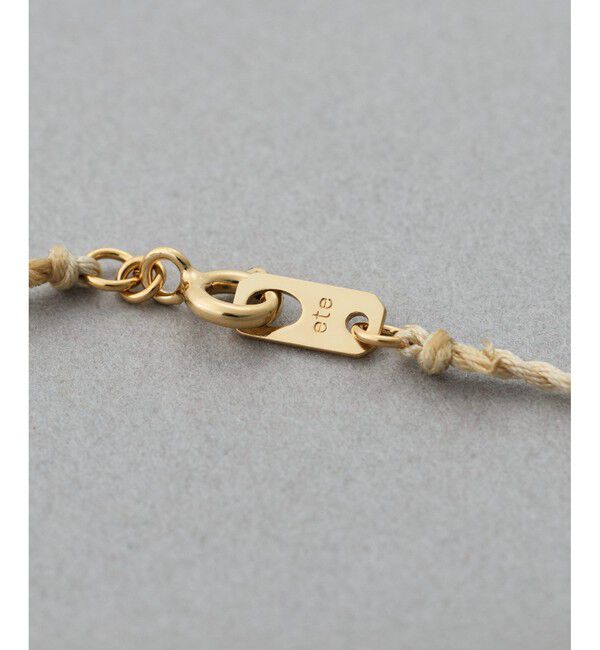 ete「[スウィングドロップ] ナチュラルストーン コード ネックレス」|ネックレス|