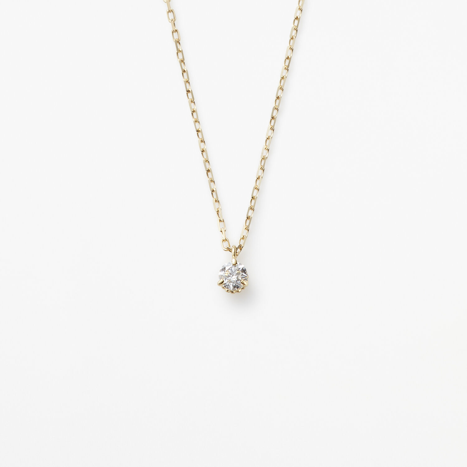 agete「K18ネックレス」|ネックレス|