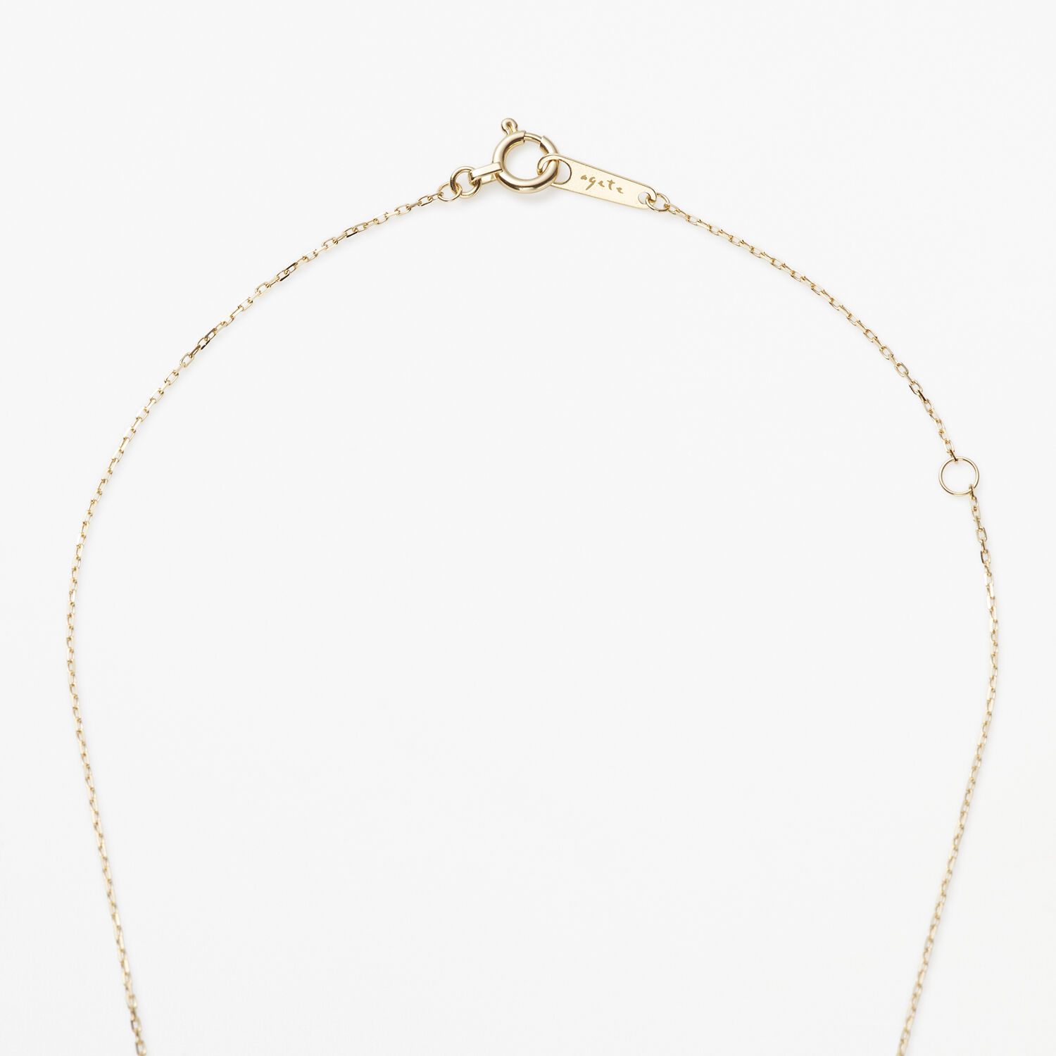 agete「K18ネックレス」|ネックレス|