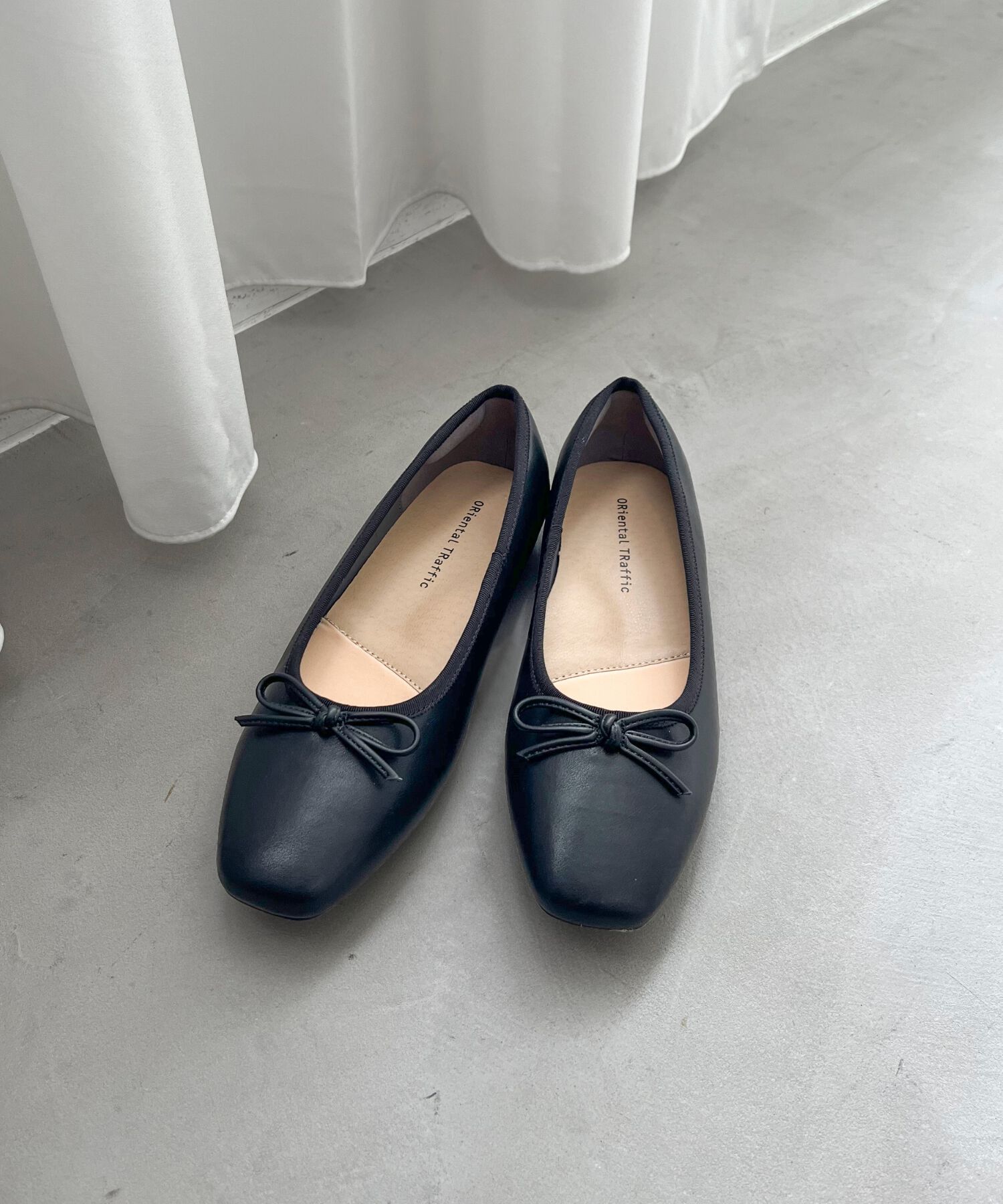 ORiental TRaffic「【跳べるパンプス/シリーズ累計１５０万足突破】 バレエ シューズ /R-3208 厚手クッション フラット」|パンプス|