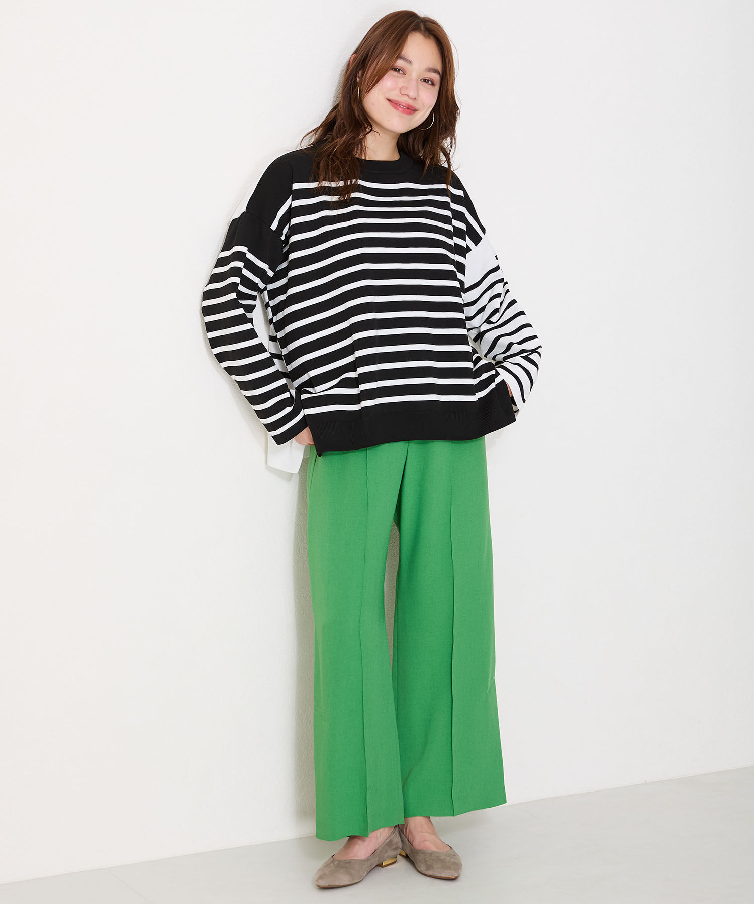 ORiental TRaffic「【WEB限定 / 累計16万足突破】ポインテッドトゥ フラット パンプス /R-4007 通勤靴 厚手クッション」|パンプス|