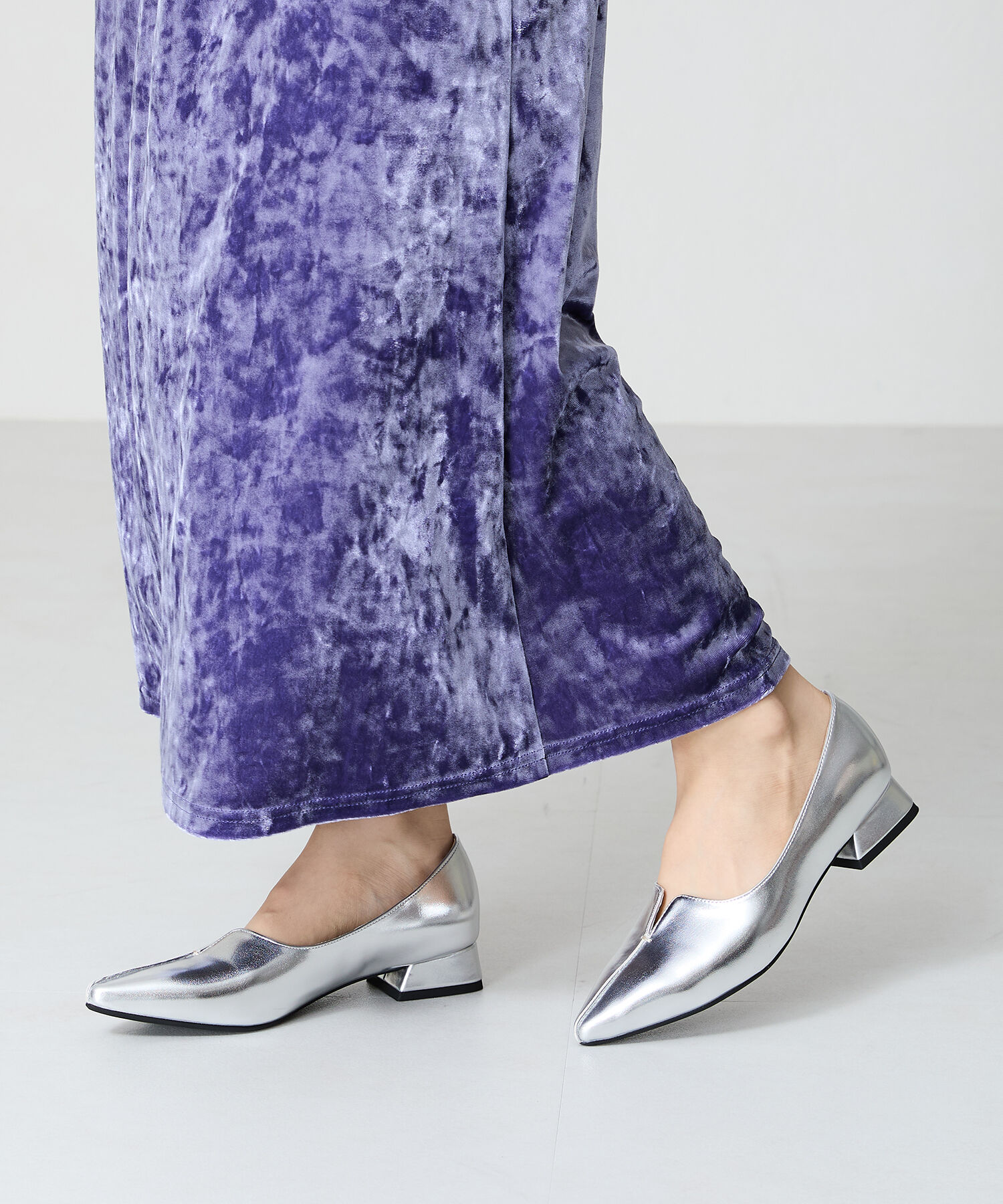 ORiental TRaffic「【WEB限定/累計2万足突破】フレア ヒール ポインテッドトゥ パンプス /45301 ヒール2.8ｃｍ 通勤靴 」|パンプス|