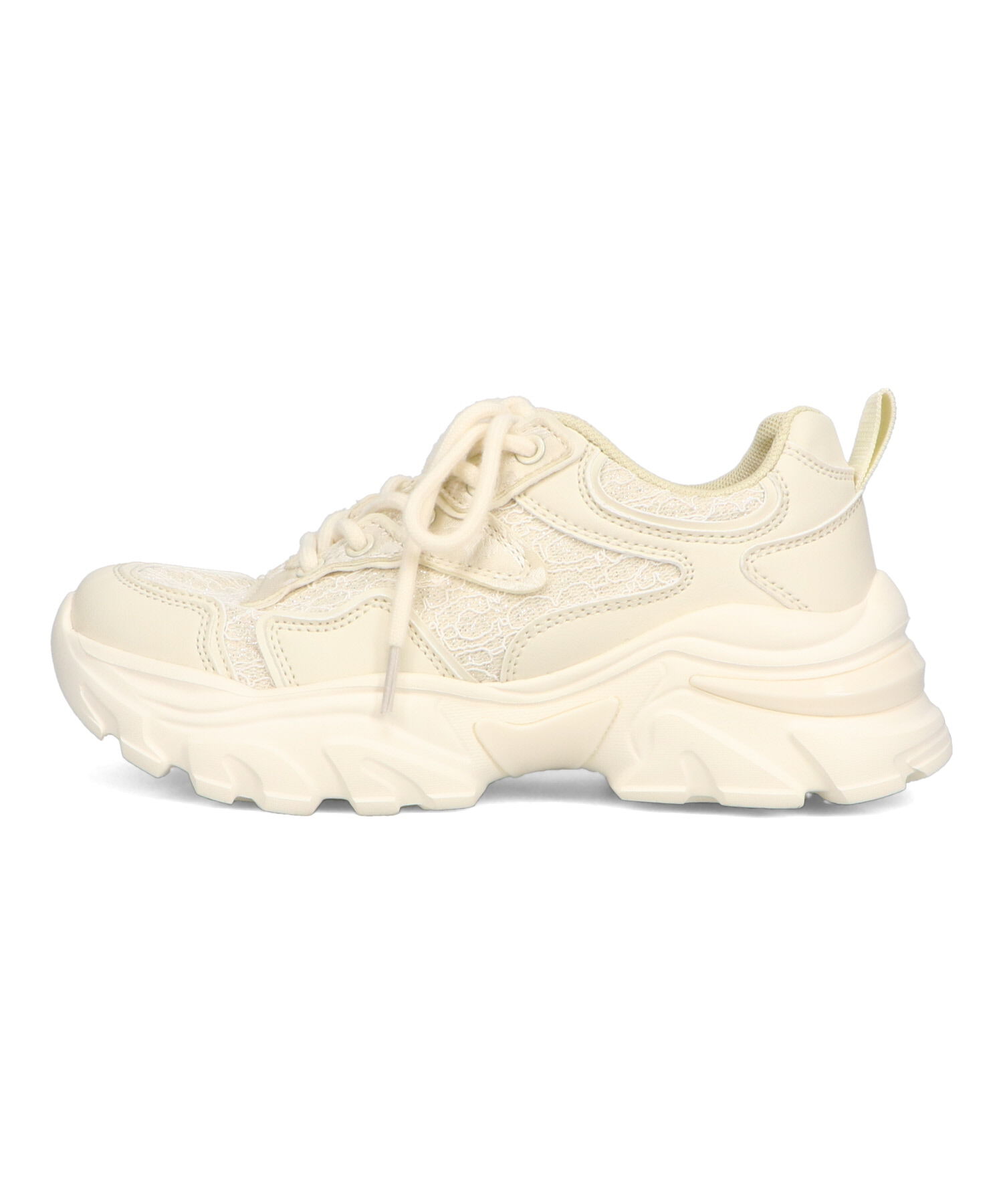 ORiental TRaffic「レース&times;ジャガード厚底スニーカー/OT3755」|スニーカー|