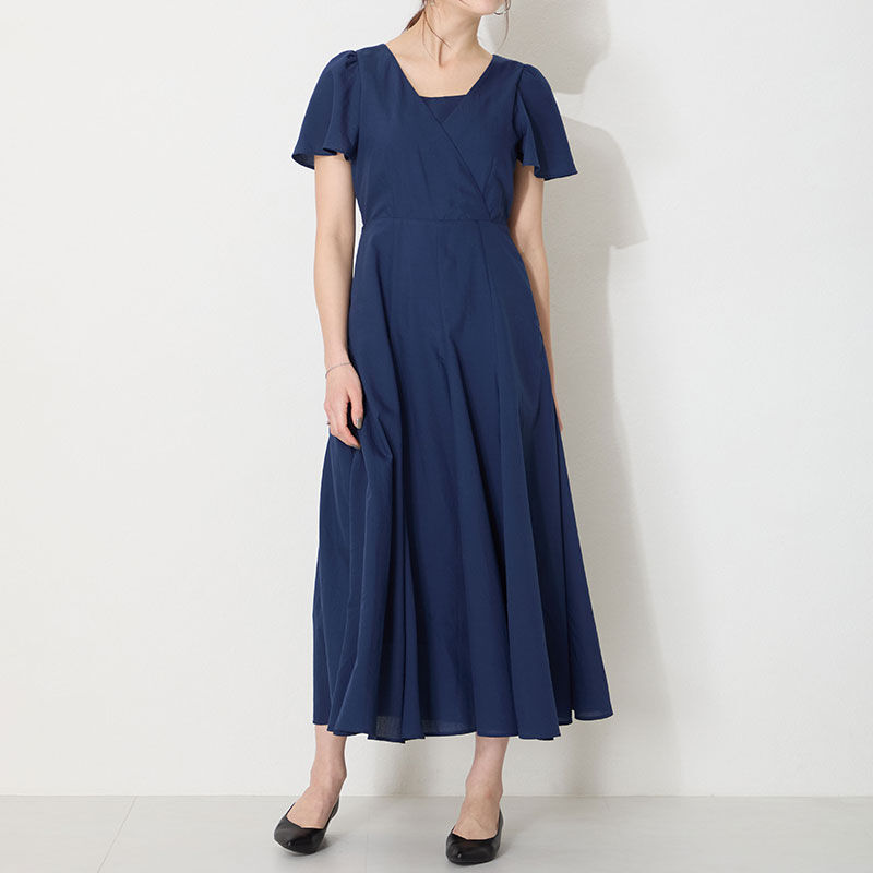 ORiental TRaffic「【WEB限定】スリットカット ポインテッドトゥ ヒール パンプス /55105 通勤 Vカット シンプル」|パンプス|