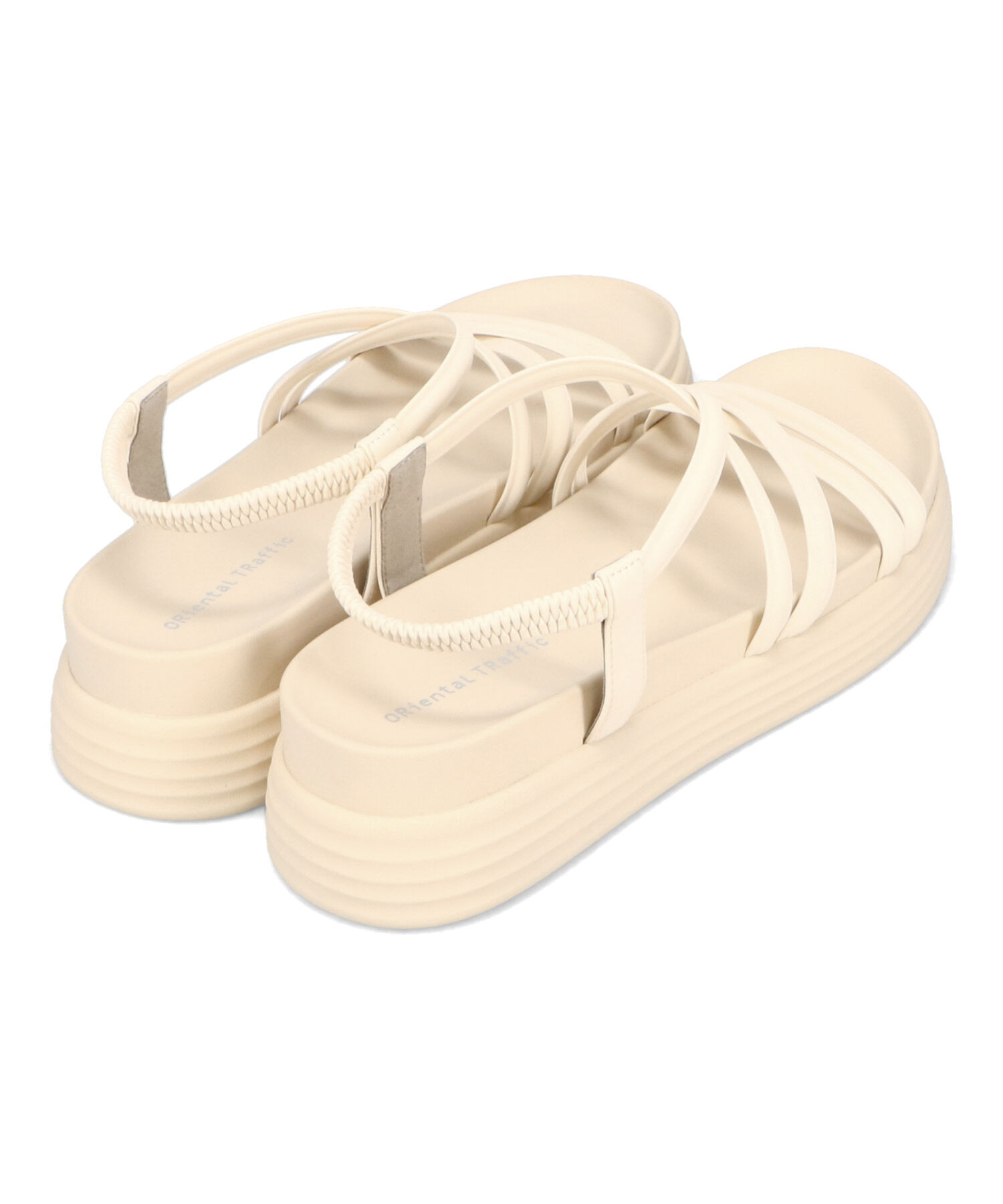 ORiental TRaffic「クロスストラップ軽量ソールサンダル/51218 柔らかい フィット 人気 トレンド」|サンダル|